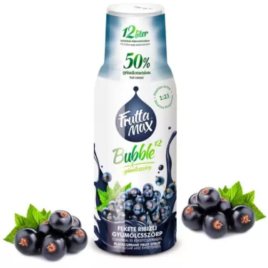 bubble feketeribizli 500 ml