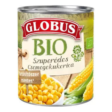 bio szuperédes csemegekukorica konzerv 1 db