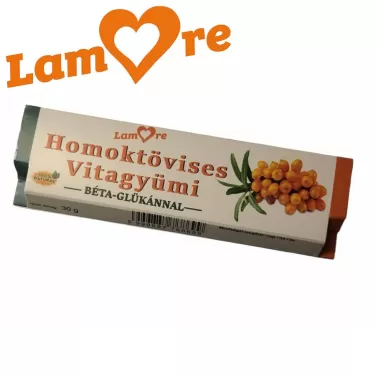 Gluténmentes lamore homoktövises vitagyümi szelet béta-glükánnal 30g