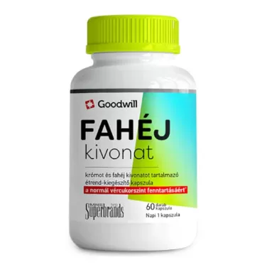 fahéj kivonat étrend-kiegészítő kapszula 60db