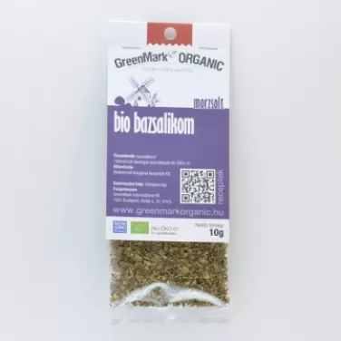 bio Bazsalikom, morzsolt, 10g