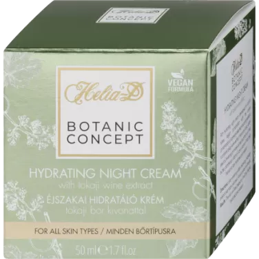 botanic concept éjszakai hidratáló krém tokaji bor kivonattal 50 ml