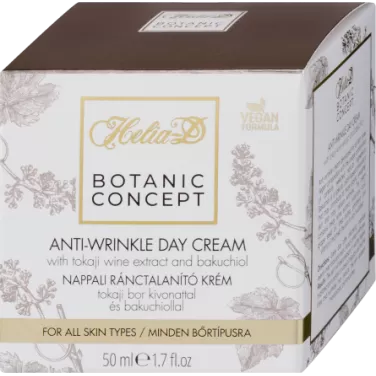 botanic concept nappali ránctalanító krém tokaji bor kivonattal és bakuchiollal 50 ml