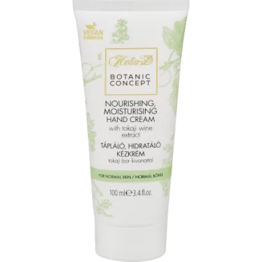 botanic concept tápláló, hidratáló kézkrém tokaji bor kivonattal 100 ml