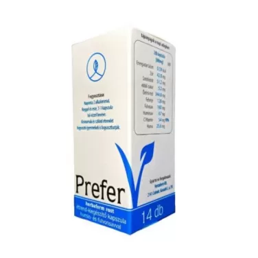 Herbaferm prefer v étrend-kiegészítő kapszula 14 db