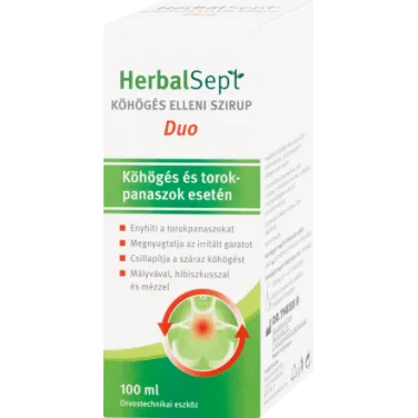 Köhögés elleni szirup duo 100 ml