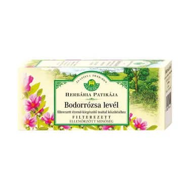 bodorrózsa levél filter tea 20x1g 20 g
