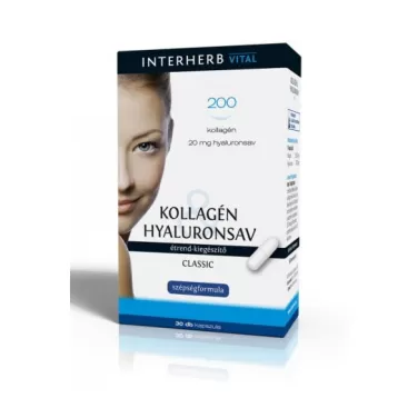 kollagén&hyaluronsav classic kapszula 30db
