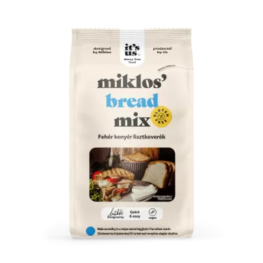 Miklos gluténmentes fehérkenyér lisztkeverék 1000 g