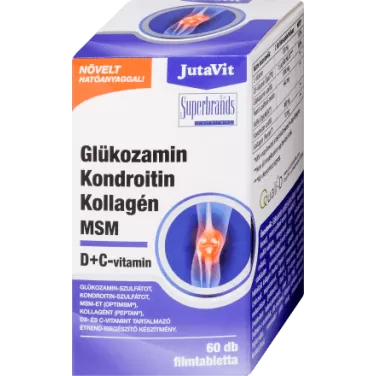 glükozamin kondroitin kollagén msm filmtabletta 60 db