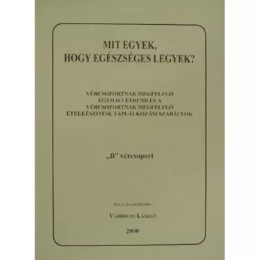 Könyv: mit egyek... 