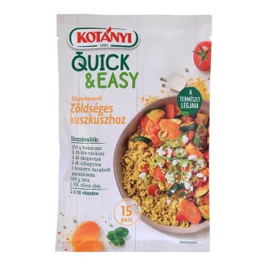 quick&easy fűszerkeverék zöldséges kuszkuszhoz 20 g