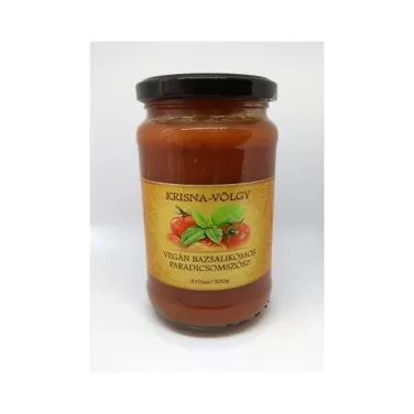 Krisnavölgyi bazsalikomos paradicsomszósz 340 g