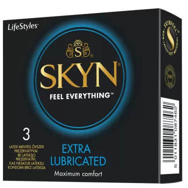 Lifestyles óvszer skyn extra lubricated 3 db
