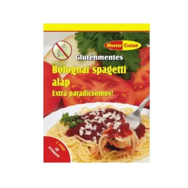 Gluténmentes alap bolognai spagetti 50g
