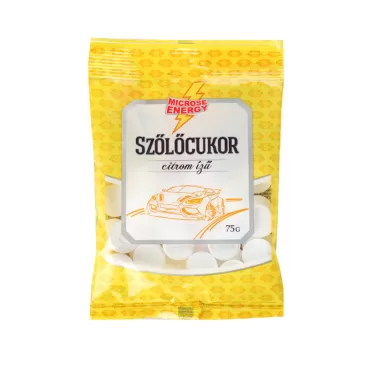 szőlőcukor tabletta citrom 75 g