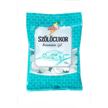 szőlőcukor tabletta mentol 75 g
