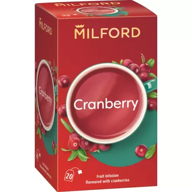 vörösáfonya ízű gyümölcstea 20x2,25g 45 g