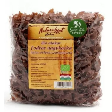 Bio alakor ősbúza fodros nagykocka teljes őrlésű 250 g