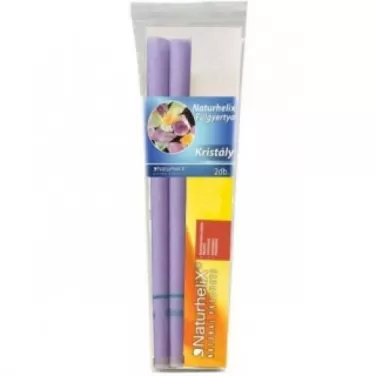 fülgyertya kristály 2 db