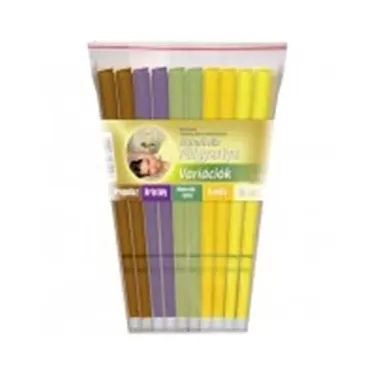 gyermek fülgyertya szivárvány 10 db