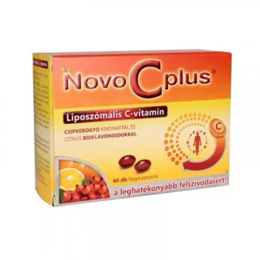 Novo c plus c-vitamin liposzómális 60db