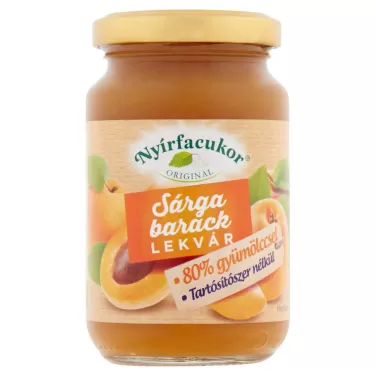 Nyírfacukor prémium sárgabarack lekvár 230 g