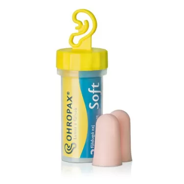Ohropax soft füldugó 2x műanyagdobozban 1 db