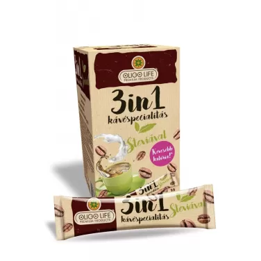 Oligolife 3in1 kávéspecialitás édesítőszerrel 10db 100 g