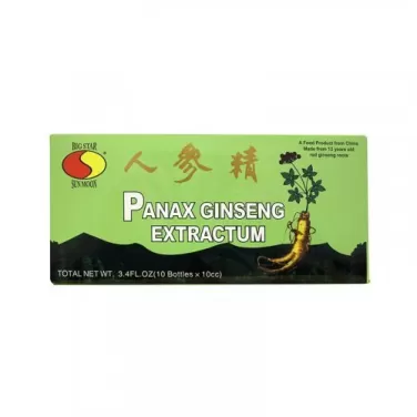 Panax ginseng extraktum ampulla 10x10ml
