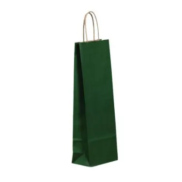 Papír táska boros zöld színű 1db