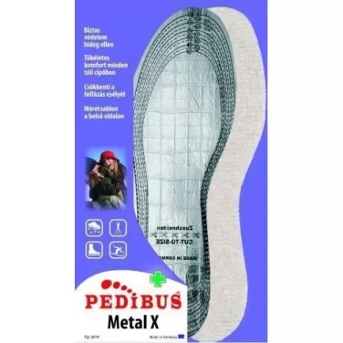 talpbetét metal x 35/46 téli 1 db