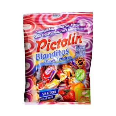 Pictolin puhakaramella gyümölcsös,édesítővel 56 g