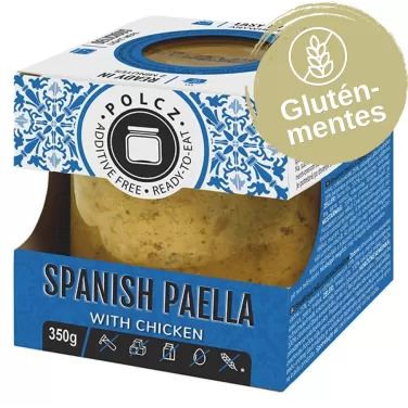 spanyol paella csirkehússal adalékmentes készétel 350 g