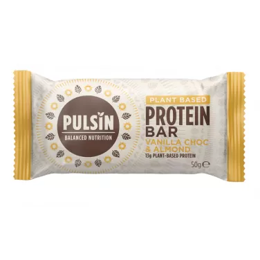 Pulsin fehérjeszelet vaníliás csoki és mandula 50 g