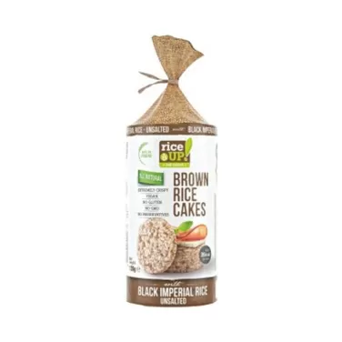 fekete rizses puffasztott szelet natúr 120 g