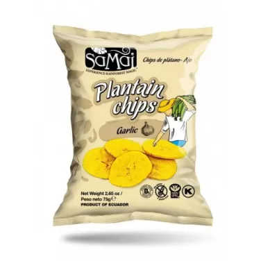plantain főzőbanán chips fokhagymás 75 g