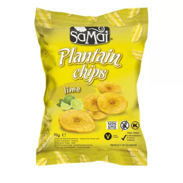 plantain főzőbanán chips lime 70 g