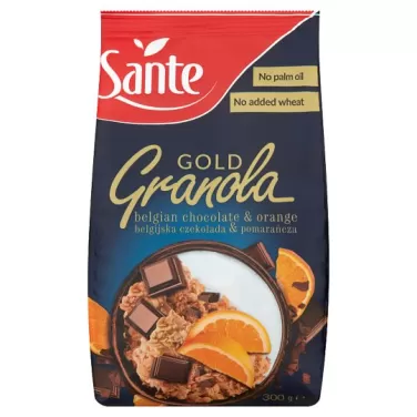 granola gold csokoládés narancsos 300 g