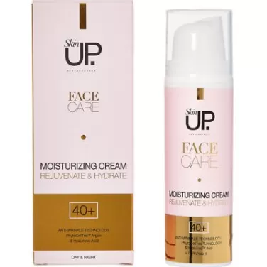 Up hyaluron+argán őssejt pumpás arckrém 40+ spf 8, 50 ml
