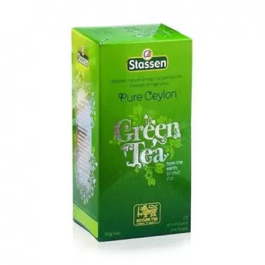 Stassen zöld tea filter 25x2g 50 g