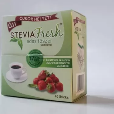 Stevia Fresh édesítőszer vaníliával 40 db