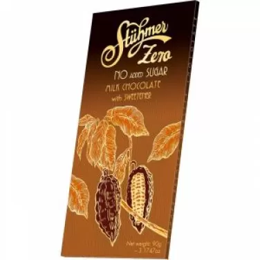 Stühmer zero tejcsokoládé édesítőszerrel 90g