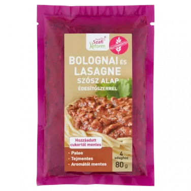 Fitt bolognai és lasagne alappor term.édesítővel 80 g