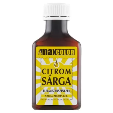 élelmiszerszínezék citromsárga 30 ml