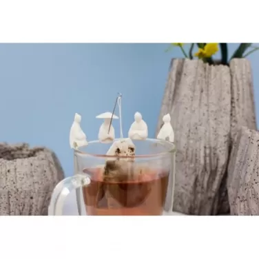 Teafilter tartó fehér S / 4 db