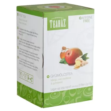 Teaház mangó méz gyömbér ízű tea filteres 40 g