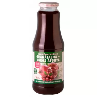 bio vörösáfonya gyümölcslé 1000 ml