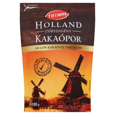 holland kakaópor zsírszegény 10-12% 100 g