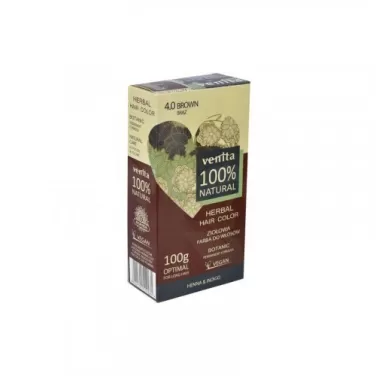 100% natural gyógynövényes hajfesték 4.0 barna 100 g